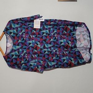 LLR Irma Oversized Tunic High Low Shirt XS